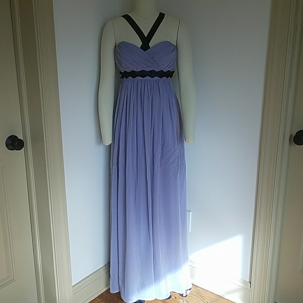 BCBG lavender formal dress